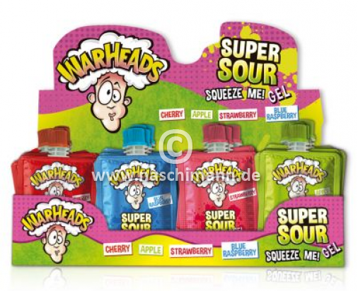 Warheads Super Sour Squeese ME! Gel 32 x 20g