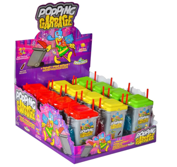 Funny Candy Popping Garbage 12 x 40g