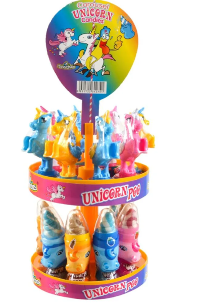 Funny Candy Unicorn Poo 17st Carousel