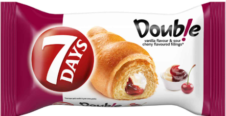 7 Days Croissant Double Vanille & Sauerkirsch 10 x 60g