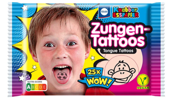 Money Esspapier Zungen Tattoos 25 x 11g